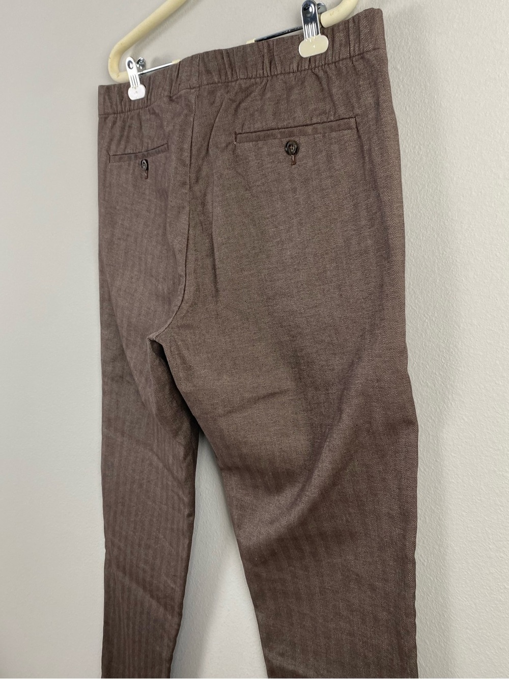 Bonobos The Off Duty Herringbone Chino/Jogger Pant | Elastic Waist, Drawcord - Picture 8 of 16
